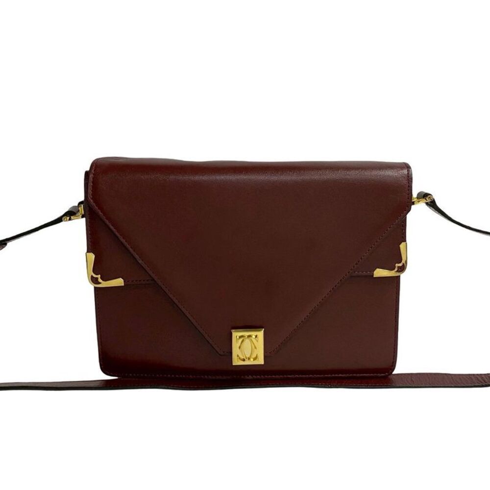 Cartier Must Line Leather Shoulder Bag - Picture 2 of 6